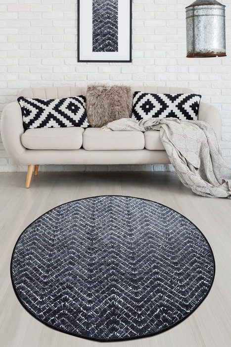 Conceptum Alfombra Tessuto DJT Blanco y Negro 100 cm Conceptum Alfombra Tessuto DJT Blanco y Negro 100 cm